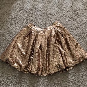 Sequin Skater Skirt